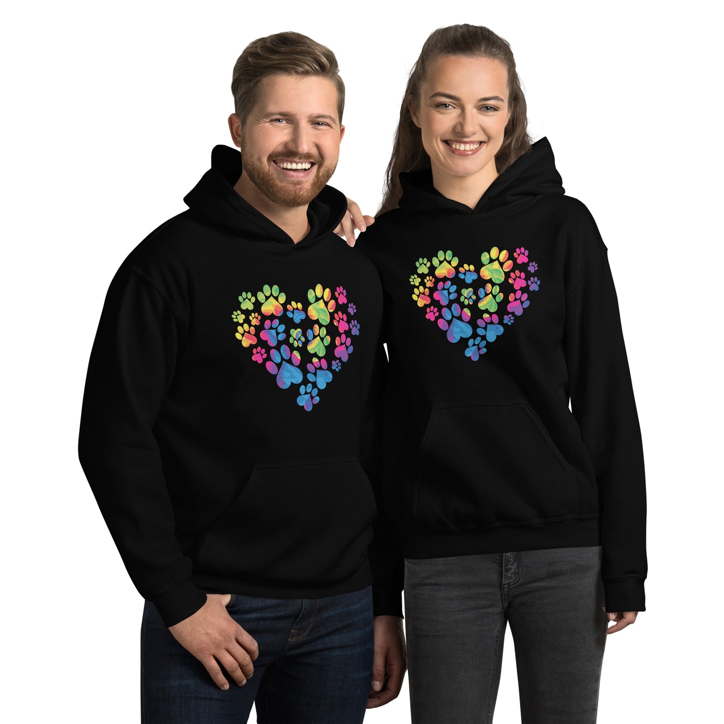 Anniversary Paw Print Love Hoodie