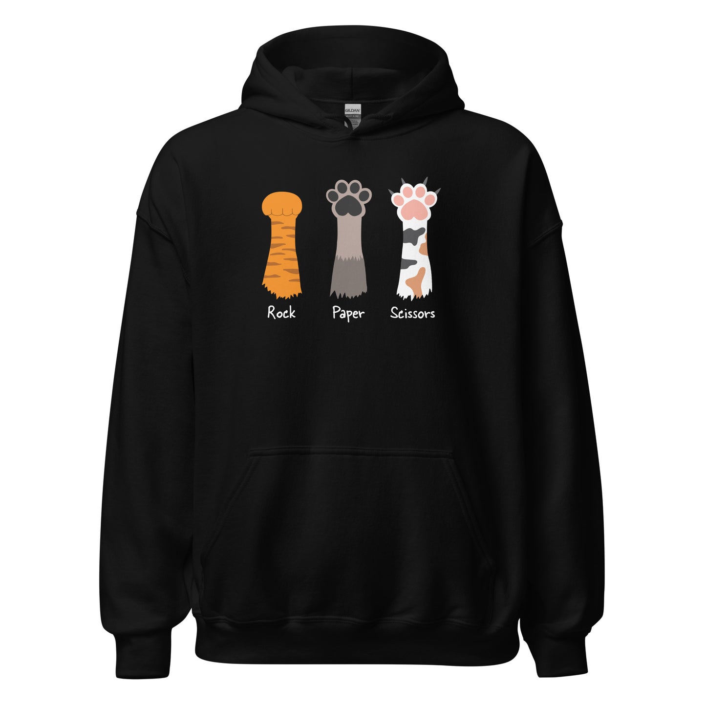 Rock Paper Scissors Paw Hoodie