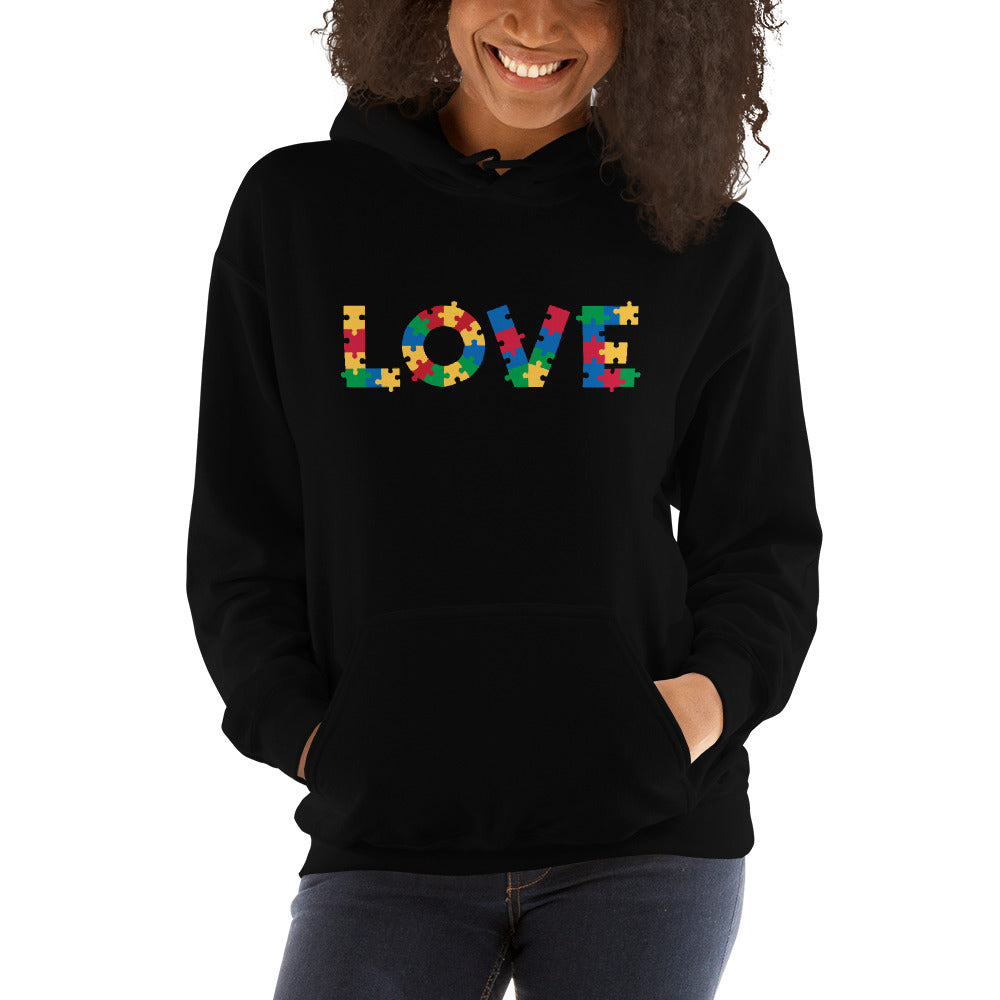 Autism Acceptance & Love Puzzle Hoodie | GreaterGood