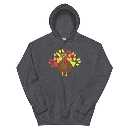 Paw Print Turkey Hoodie