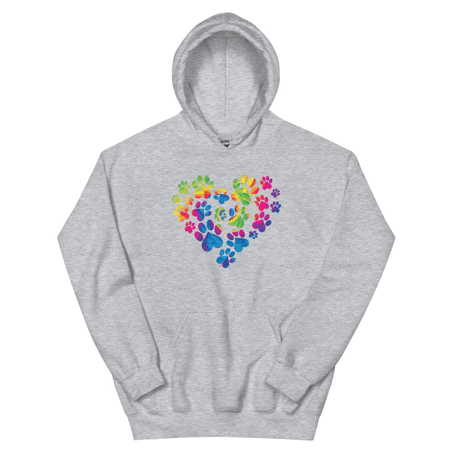 Anniversary Paw Print Love Hoodie