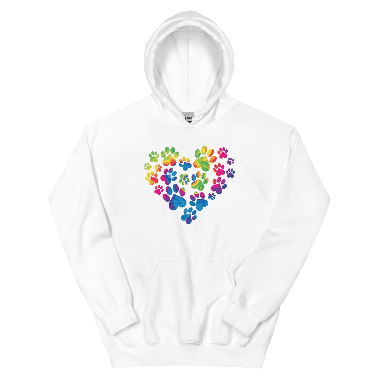 Anniversary Paw Print Love Hoodie