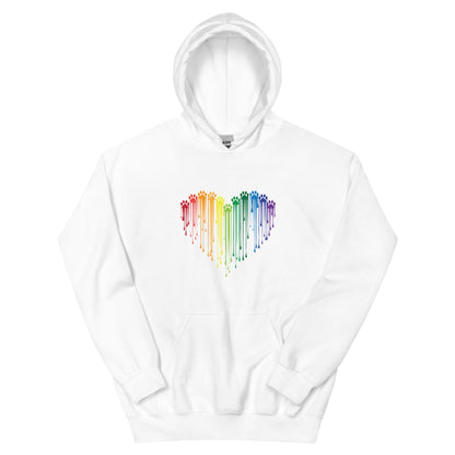 Rainbow Painted Paws Hoodie