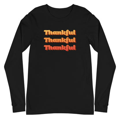 Thankful Times Three Long Sleeve Tee