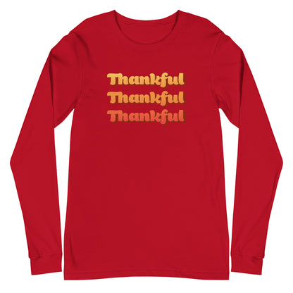 Thankful Times Three Long Sleeve Tee