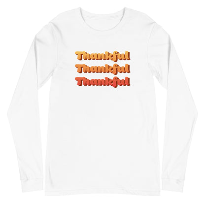 Thankful Times Three Long Sleeve Tee