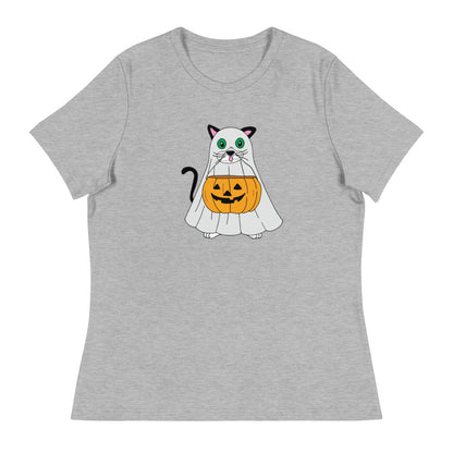 Trick or Treat Cat Women's Relaxed T-Shirt