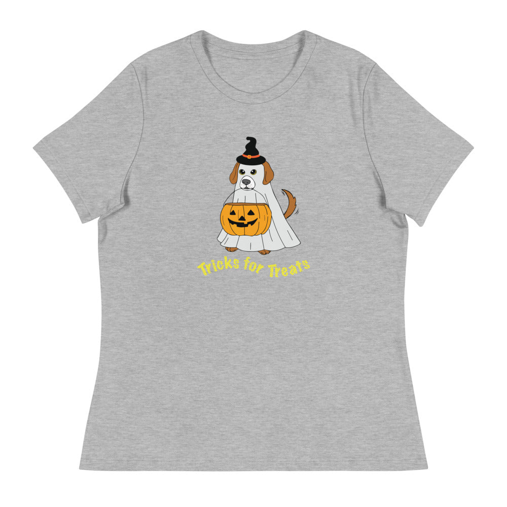 Trick or Treat Dog Women's Relaxed T-Shirt