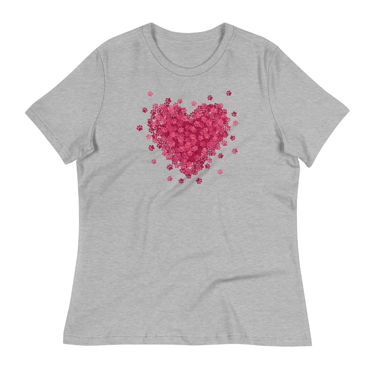 Bursting with Paw Love Women's Relaxed T-Shirt