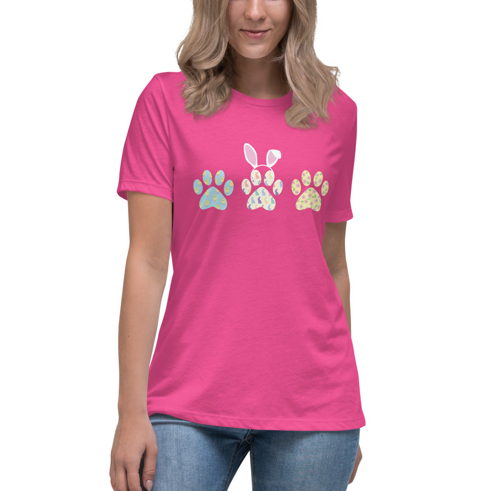 Easter Paws Women's Relaxed T-Shirt