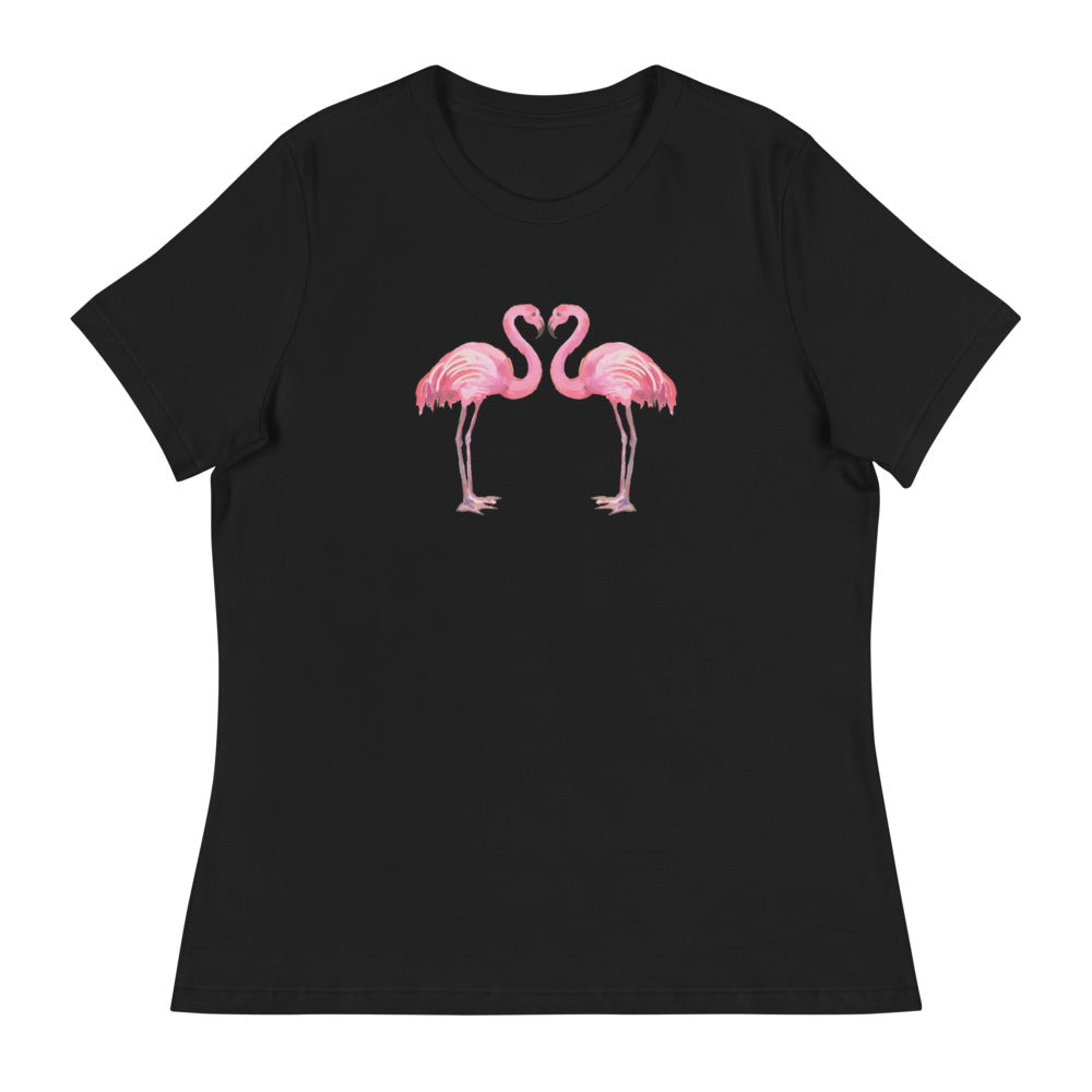 Flamingo Love Women's Relaxed T-Shirt