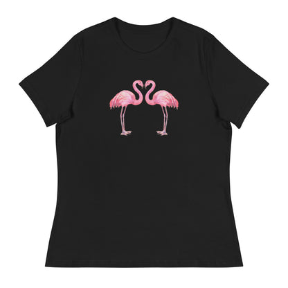 Flamingo Love Women's Relaxed T-Shirt