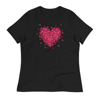 Bursting with Paw Love Women's Relaxed T-Shirt