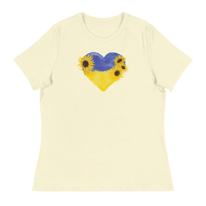 Love For Ukraine Sunflowers Women's Relaxed T-Shirt