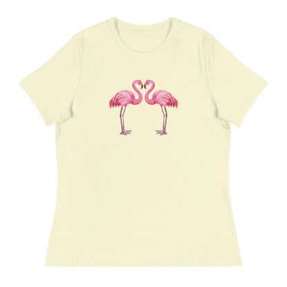 Flamingo Love Women's Relaxed T-Shirt