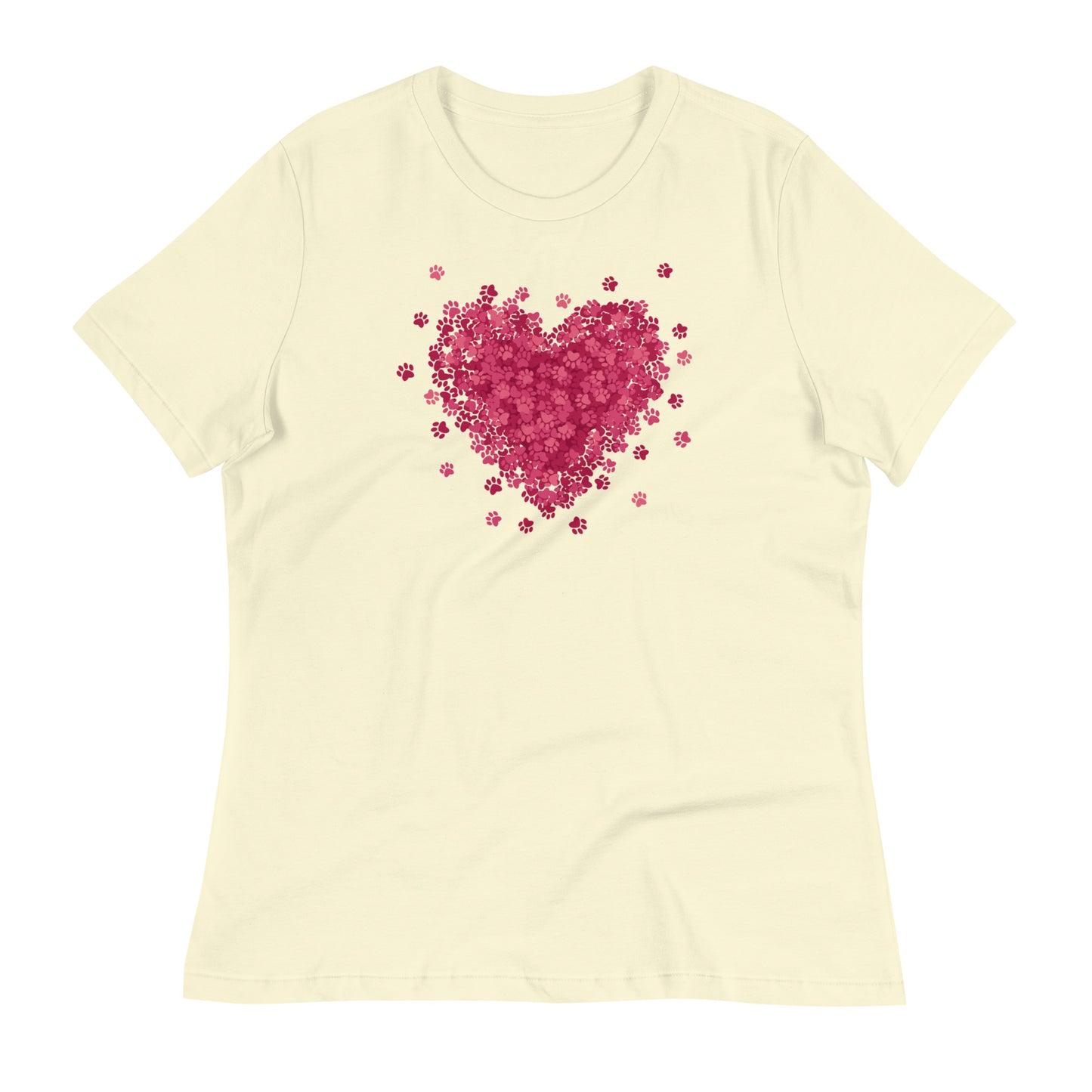 Bursting with Paw Love Women's Relaxed T-Shirt