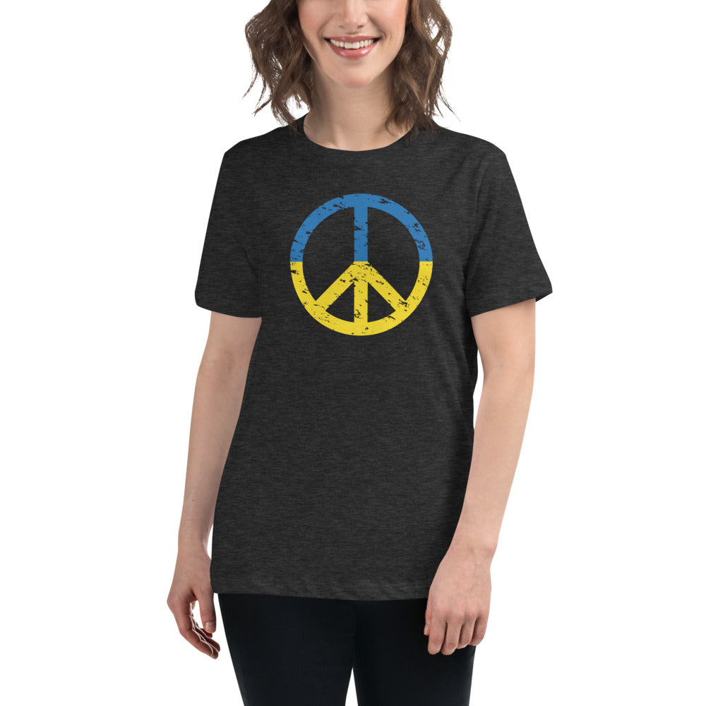 Peace in Ukraine Women's Relaxed T-Shirt