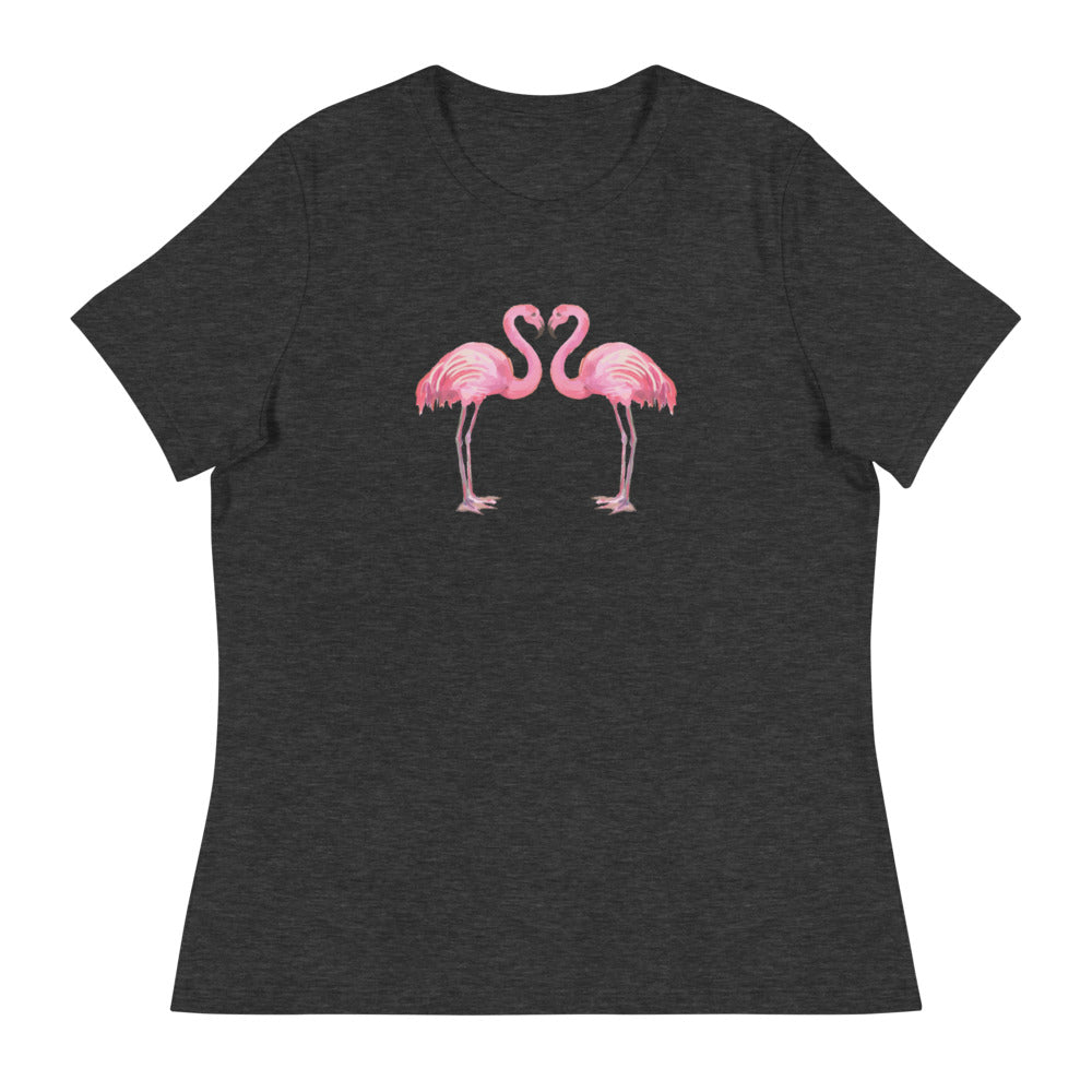 Flamingo Love Women's Relaxed T-Shirt