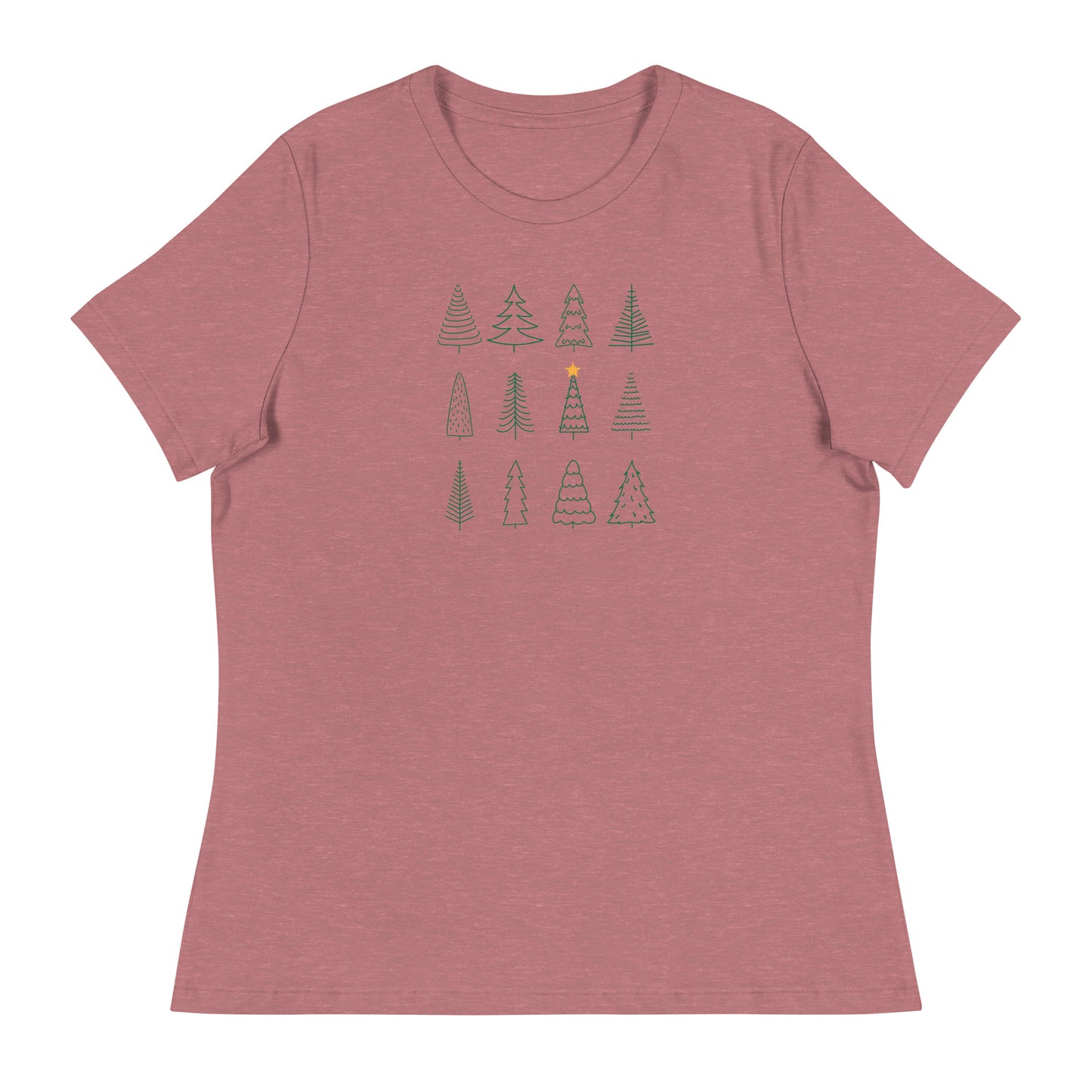 Christmas Trees Women's Relaxed T-Shirt