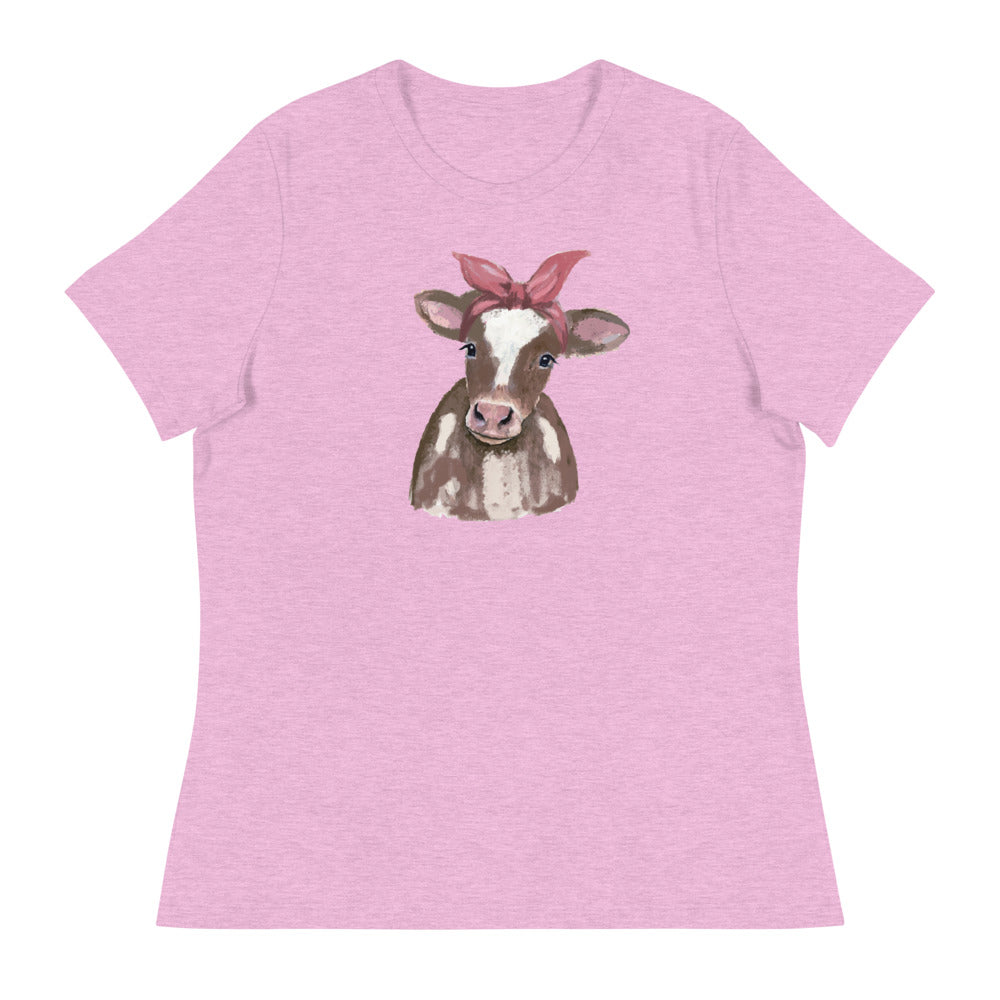 Cute Cow Women's Relaxed T-Shirt