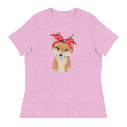 Shy and Sweet Fox Women's Relaxed T-Shirt