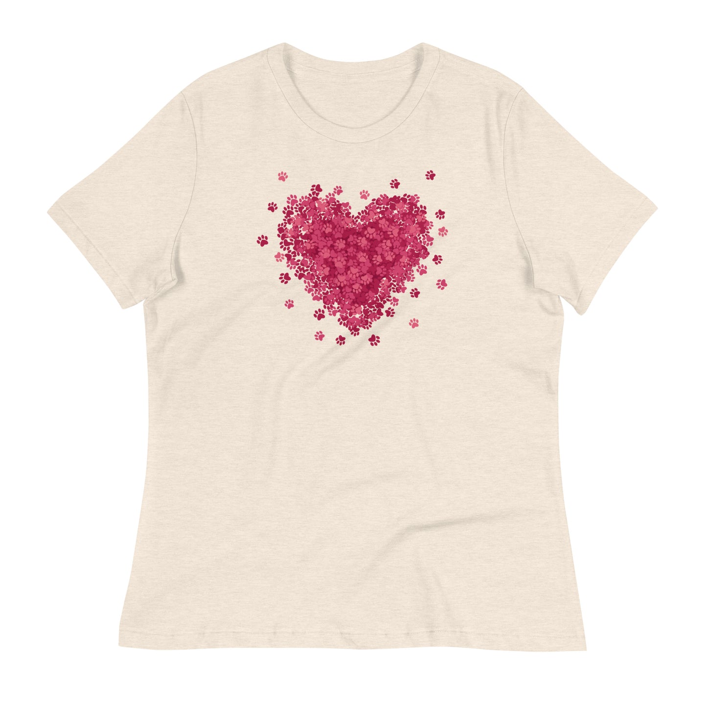 Bursting with Paw Love Women's Relaxed T-Shirt