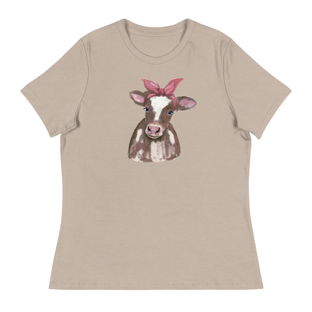 Cute Cow Women's Relaxed T-Shirt