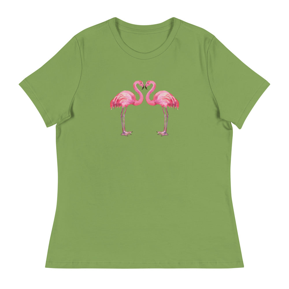 Flamingo Love Women's Relaxed T-Shirt