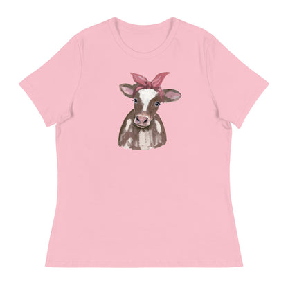 Cute Cow Women's Relaxed T-Shirt