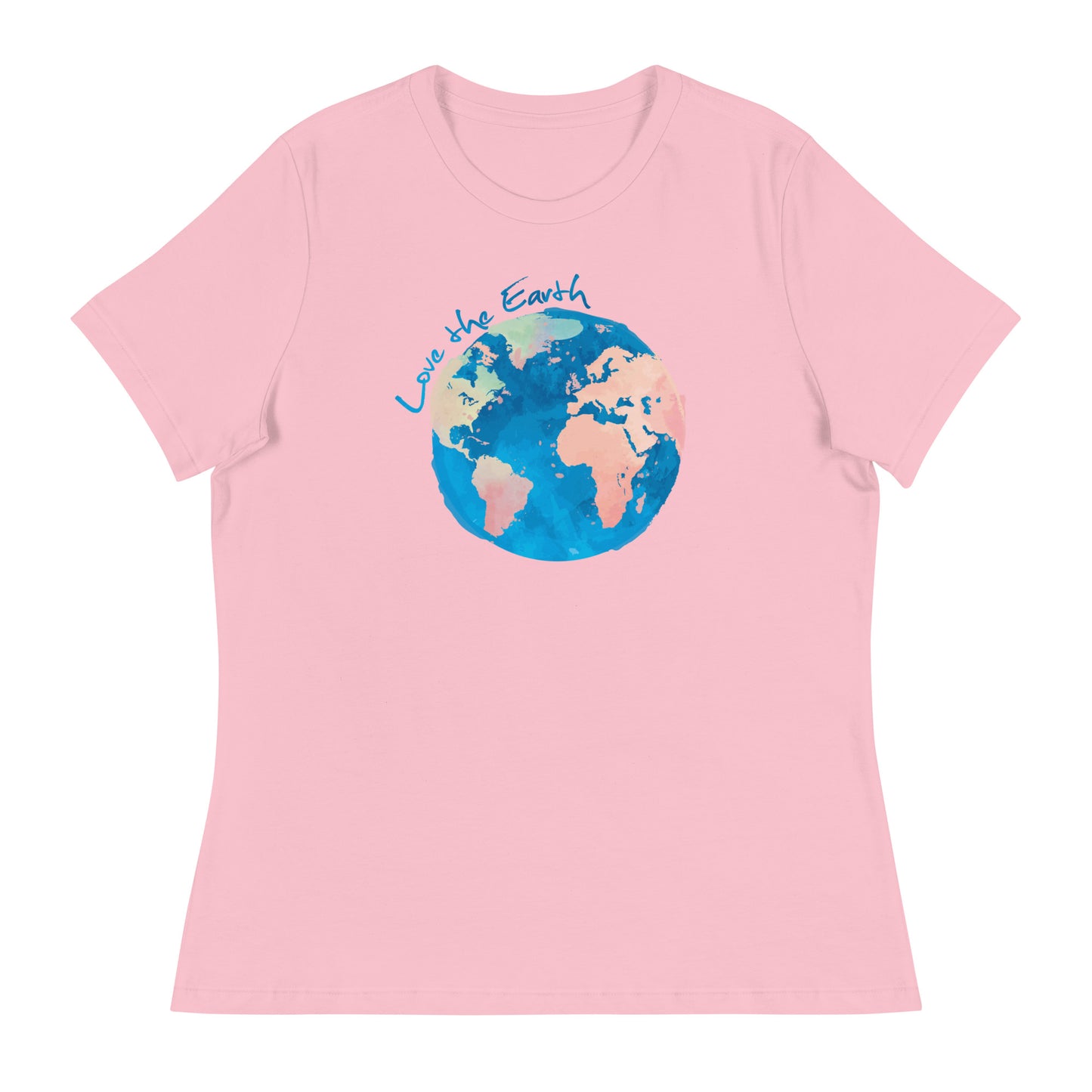 Watercolor Earth Women's Relaxed T-Shirt