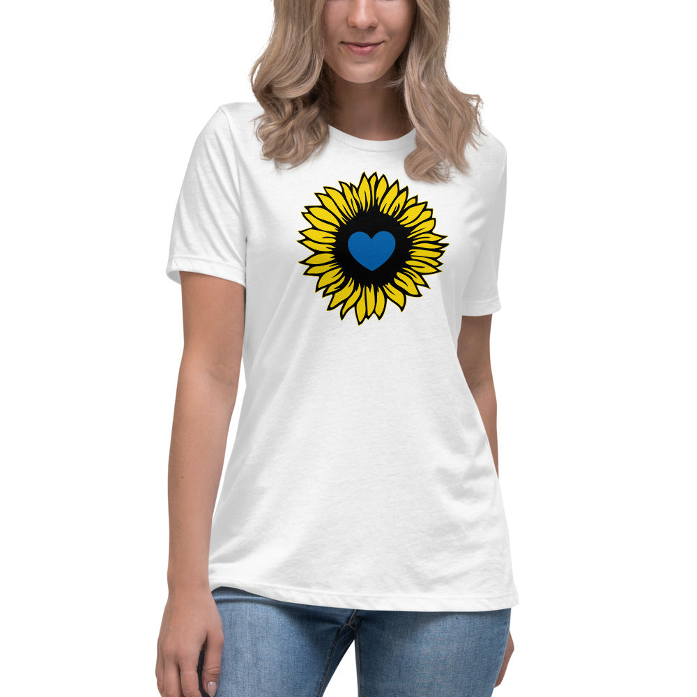 Ukraine Sunflower Women's Relaxed T-Shirt