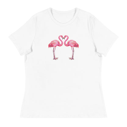 Flamingo Love Women's Relaxed T-Shirt