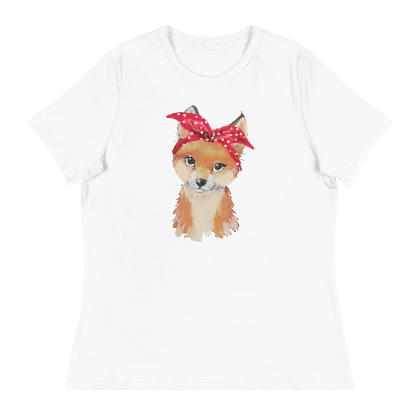 Shy and Sweet Fox Women's Relaxed T-Shirt